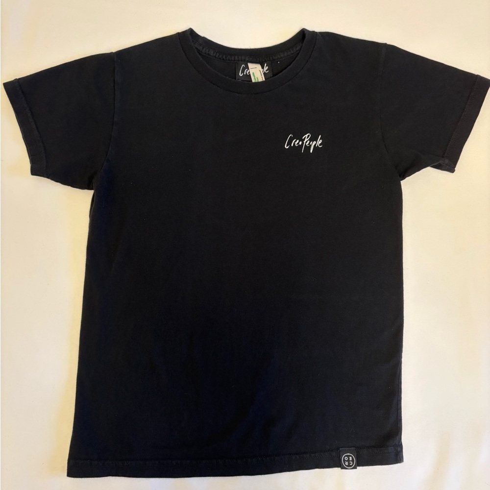 American Apparel Sustainable Edition Black Classic Minimalist Tee Shirt Size 12